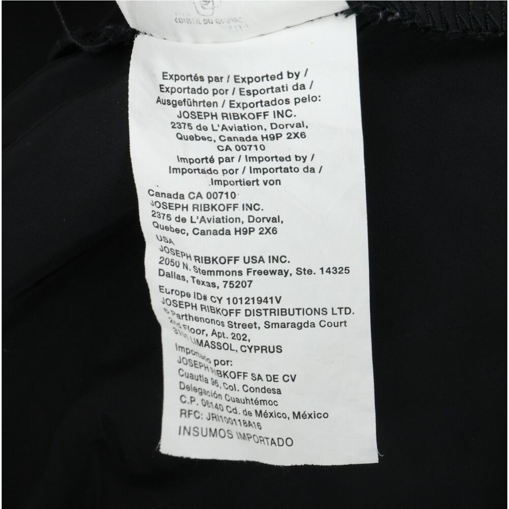 Joseph Ribkoff Dress Womens 8 Black Mixed Media Midi Front Pockets Career - Picture 14 of 14